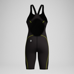 Combinaison partielle Femme Fastskin HyperSpark dos ouvert noir