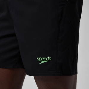 Herren Xpress Lite Panel Badeshorts 40 cm Schwarz/Grün