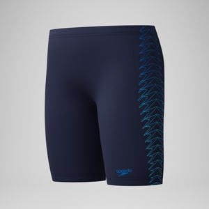 Jungen Plastisol Placement Schwimmhose Marineblau