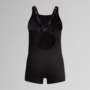 Combinaison courte Fille Hyperboom Splice noir/pêche
