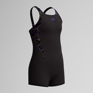 Combinaison courte Fille Hyperboom Splice noir/pêche