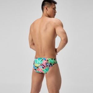 Men's Club Training Printed Brief Green