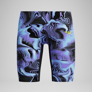 Jungen Fastskin Endurance+ Max Schwimmhose mit hohem Bund Schwarz/Blau