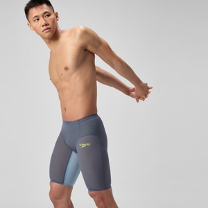 Herren Fastskin LZR Pure Valor 2.0 Schwimmhose mit hohem Bund Grau/Blau