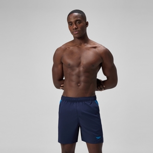 Herren Xpress Lite Panel Badeshorts 40 cm Marineblau/Blau