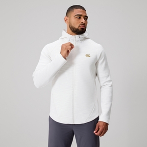 MENS EVEREST FULL-ZIP HOODIE WHITE - 2XL