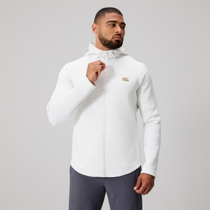 MENS EVEREST FULL-ZIP HOODIE WHITE - M