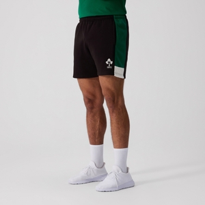 Mens Ireland Legends 7 Inch Shorts Black/Green/White
