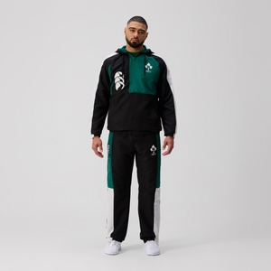 CANTERBURY IRE LEGENDS QUARTER ZIP JACKET AM BLACK/ - S
