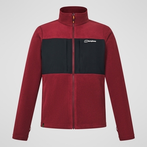 Prism Guide InterActive Polartec Fleecejacke für Herren  - Rot/Schwarz