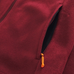 Prism Guide InterActive Polartec Fleecejacke für Herren  - Rot/Schwarz