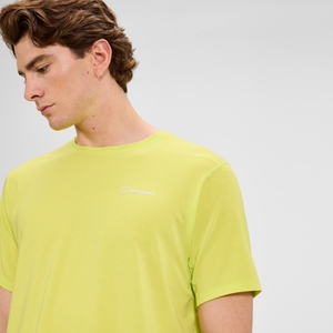 Berghaus Delta Kurzarm-Shirt für Herren - Gelb