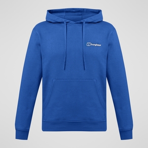 BERGHAUS NEW M SMALL LOGO HOODY BLU/BLU - L