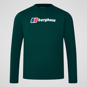 Men's Big Logo Long Sleeves Tee - Green