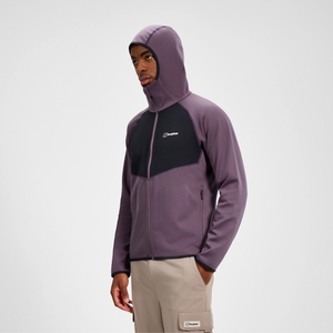 Men's Trawden Hybrid Jacket  - Purple/Black