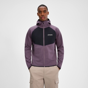 Men's Trawden Hybrid Jacket  - Purple/Black