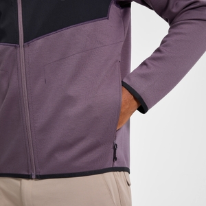 Men's Trawden Hybrid Jacket  - Purple/Black