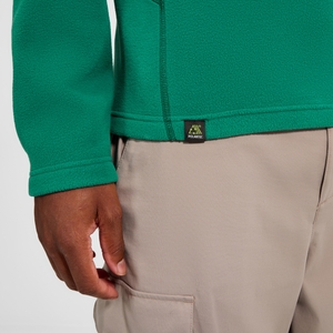 Men's Prism Micro Half Zip Polartec Fleece - Green