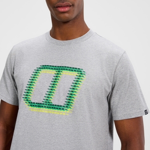 Berghaus Glitched Blocks T-Shirt für Herren - Grau