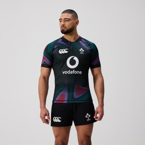Mens Ireland Pre-Game Test Jersey Black
