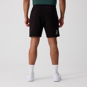 Mens Ireland 7 Inch Fleece Shorts Black