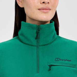 Women's Prism 2.0 Micro Half Zip Polartec Fleece  - Green