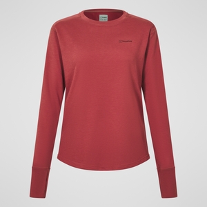 Ivyhill Langarm-Shirt für Damen - Rot
