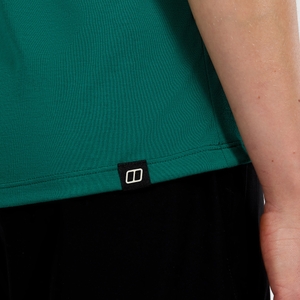 Coneflower Kurzarm-Shirt für Damen - Grün