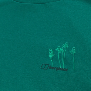 Coneflower Kurzarm-Shirt für Damen - Grün