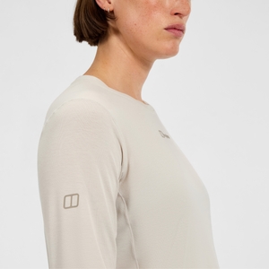 Berghaus Delta Langarm-Shirt für Damen - Grau
