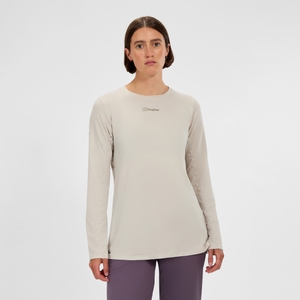 Berghaus Delta Langarm-Shirt für Damen - Grau