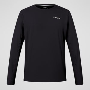 Berghaus Delta Langarm-Shirt für Herren - Schwarz