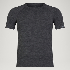 Men's BaaBaa Pro S/S Base Layer - Grey - M-L