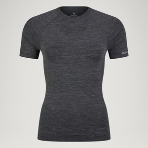 Women's BaaBaa Pro S/S Base Layer - Grey - XL-XXL