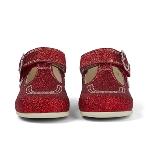 Baby Unisex Kick T Glitter Shoes Red