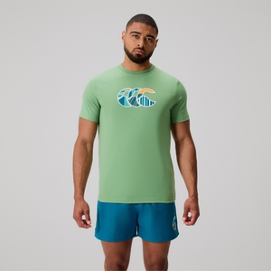 MENS UGLIES LOGO T-SHIRT GREEN - S
