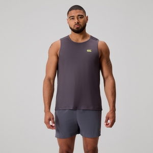 MENS TEMPO+ SINGLET BLACKENED PEARL - S