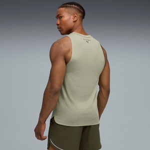 Hyrox M PUMA x HYROX CLOUDSPUN THERMOADAPT TANK - Green