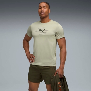 Hyrox M PUMA x HYROX POLY GRAPHIC TEE - Green