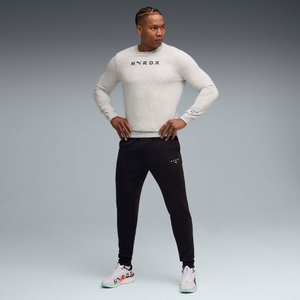 Hyrox M PUMA x HYROX HEAVYWEIGHT CREWNECK - Gray