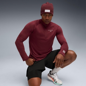 Hyrox M PUMA X HYROX 1/4 ZIP - Red