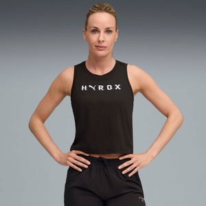 Hyrox W PUMA x HYROX CLOUDSPUN THERMOADAPT CROP TANK - Black