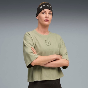 Hyrox W PUMA x HYROX CROPPED LIFESTYLE TEE - Green