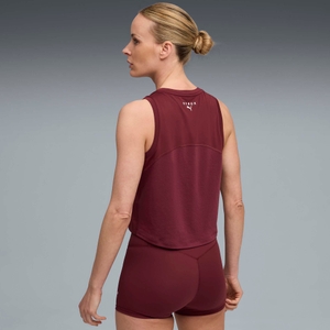 Hyrox W PUMA x HYROX CLOUDSPUN THERMOADAPT CROP TANK - Red