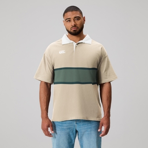 MENS FUNDAMENTALS SHORT SLEEVE RUGBY BIRCH - 2XL