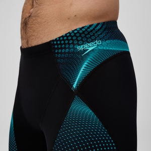 Men's Endurance+ MAX Compression Jammer Black/Turquoise