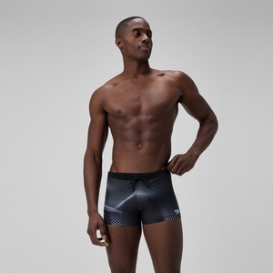 Herren Valmilton Aquashorts mit Allover-Print Grau
