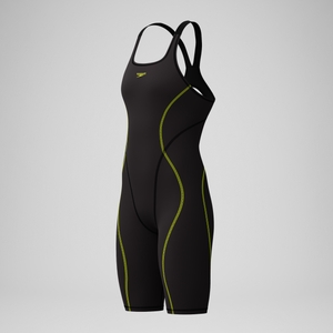 Combinaison partielle à dos ouvert noire pour femmes Fastskin HyperSpark