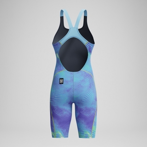 Women's Fastskin HyperSpark Openback Kneeskin Blue/Purple