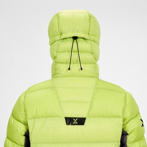 Men's MTN Arete Ultra Down Hoody - Yellow/Purple